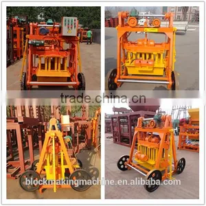 QMY4-45 Small Mobile Lay Eggs Concrete Hollow Brick Making Machine in Linyi thumbnail-6