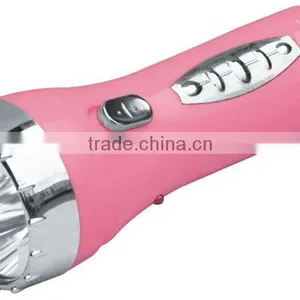 4 LED Plastic Rechargeable Flashlight thumbnail-1