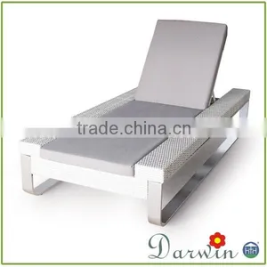 Adjustable Back Sun Loungers Aluminum Leg Chaise Lounge Quality Choice thumbnail-1