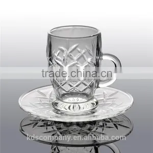 Factory Price Personlized Crystal Cup and Saucer thumbnail-5