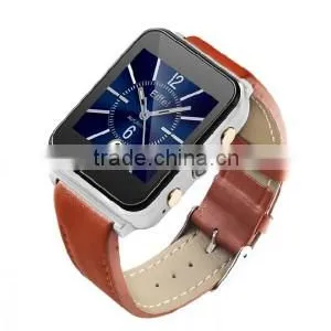 Bluetooth 4.0 Smart Watch Leather Strap With Push Message Twitter Facebook Smart Wristband For IOS Android Smart Phones thumbnail-2