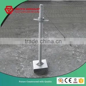 Scaffolding Adjusable Solid U Head Jack Base thumbnail-5