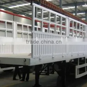 Boat Semi Trailer Shengshun Auto /side Wall Semi Trailer / Transport Semi Trailer thumbnail-2