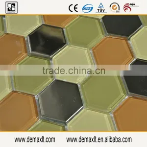 Glass Hexagon Mosaic Tile 2016 thumbnail-2