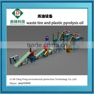 Jiangxi ji an Dingfeng Continuous Tire Pyrolysis Equipment thumbnail-1
