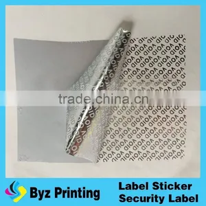 High Residue Warranty Open Void Sticker/cosmetic Label thumbnail-3