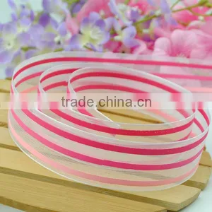 Hot Sale Organza Printed Wired Ribbon for Decoration thumbnail-3
