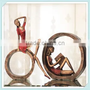 Polyresin American Figure Sculpture Country Style Figurine thumbnail-5