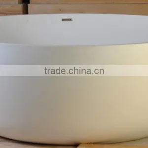 Artificial Stone Modern Design Freestanding Bathtub,acrylic Solid Surface Bathtub thumbnail-4