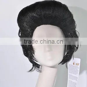 The Most Popular Singer Elvis Presley King Short Hair Wig Men N196 thumbnail-1