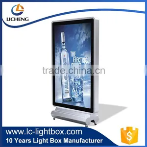 New Design Edge Lit Aluminum Frame Scrolling Led Light Box From Factory thumbnail-6
