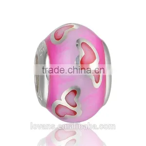 Lovely Fashion Design Pink Color Charm Bead Bracelet thumbnail-1