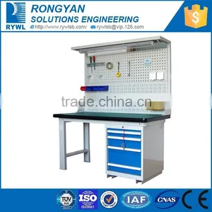 RYWL Industrial Garage Metal Workbench Worktable Drawers thumbnail-1