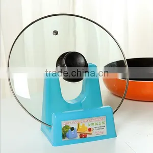 Multi-purpose Pot Knife Holder Plastic Kitchen Knife Holder With Pot Lid Holder Plastic Knife Holder Rack Set Knife Rest thumbnail-3