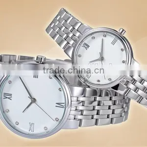 Luxury Quartz Stainless Steel Watch For Women And Men thumbnail-4