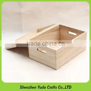 Original Wood Material Storage Box Mdf Box With Lid for Shoes thumbnail-2