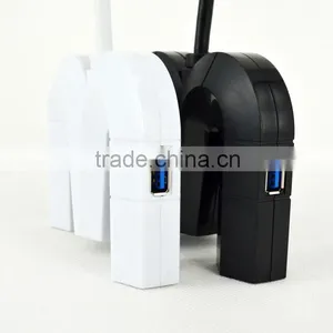 Premium 4 Port USB 3.0 HUB for Windows 95/98/2000/2003/ME/XP/Vista or Mac OS 8.1/Windows7 thumbnail-3