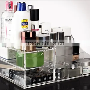 With Drawer Cosmetic Acrylic Storage Box thumbnail-3