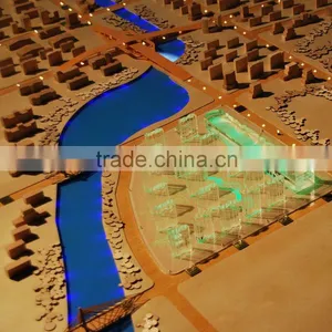 Wood Material Architectural Planning Model , Wood Block Model Maker thumbnail-6