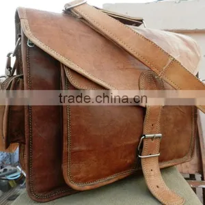 Real Leather Embroidred Cross Body Messenger Bag/pure Leather Satchel Bag thumbnail-4