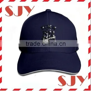 3D Embroidery Sandwich Custom Baseball Cap and Hat thumbnail-3