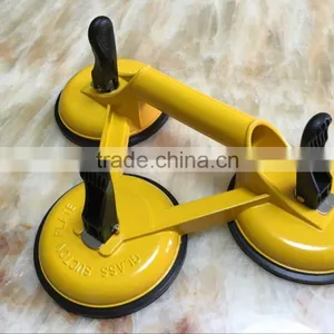 120mm 3 Cup Vacuum Adjustable Locking Suction Cup for Glass/Stone LIfting Heavy Duty Suction Cup thumbnail-1