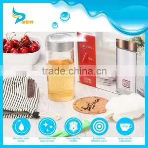 Custom Elegant Fancy 1.5 Oz Glass Sparking Drinking Bottle Factory/ Stylish Unbreakable Voss Water Glass Bottle Wholesale thumbnail-1