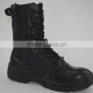 Gaomi Factory Pu Sole Leather Safety Shoes Steel Toe Cap thumbnail-5