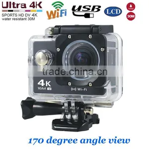 Waterproof 30m IP68 Sport Action Camera WIFI Sports DV 2 Inch LCD 4K 30FPS 170 Degree Fish Eye Lens Support APP thumbnail-5