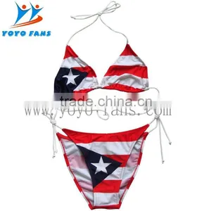 Sexy Flag Bikini With CE Certificate thumbnail-1