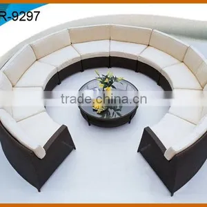 Garden Large Round Sofa Group Color Customized thumbnail-1