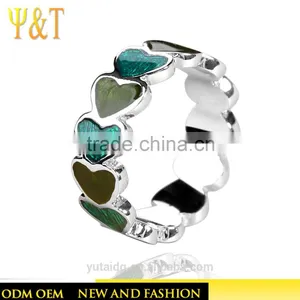 Jingli Jewelry Electroplating Heart Shaped Finger Ring (YJ-394) thumbnail-1