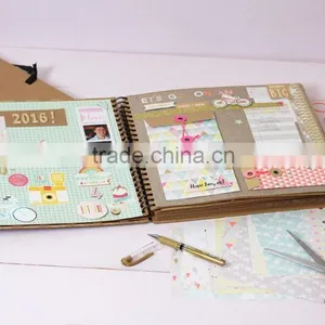 2017 New Style DIY Scrapbook Planner Notebook thumbnail-4
