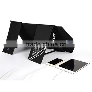 High Efficiency 20W Waterproof Foldable Solar Mobile Phone Charger thumbnail-5