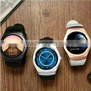2016 New Product Smart Watch Android/IOS Digital-watch Bluetooth Reloj Inteligente SIM Round Heart Rate Monitor Watch Clock thumbnail-4