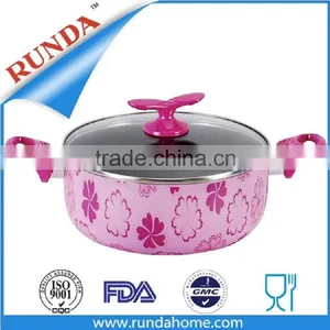 Silk Printing Decal Design Non-stick Sauce Pot thumbnail-1