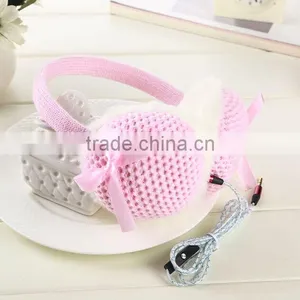 Bowknot Music Earphone Warm Fashion Earmuffs thumbnail-2