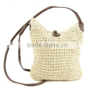 2016 New Design Fashion Woven Shoulder Bags Straw Summer Women Weave Crossbody Beach Travel Handbag thumbnail-6