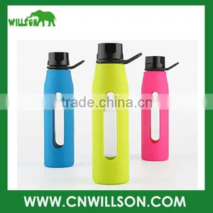 OEM New Design 600ml Glass Water Bottle Manufacturer thumbnail-1