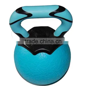 Rubber Plastic Kettle Dumbbell Kettle Bell thumbnail-4