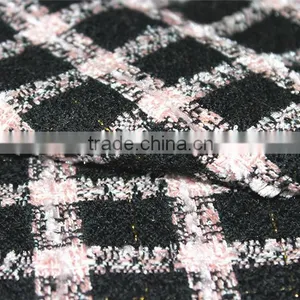 2016 Nice 100% Wool Tweed Fabric, Tweed Weave Woolen Fabric for Overcoat thumbnail-4