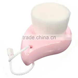 Professional Comma Shape Soft Fiber Face Clean Deep Cleansing Wash Pore Facial Brush thumbnail-2