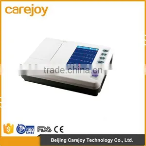 Factory Price!!CE Approved 7 Inch Six Channel Color ECG Machine(EKG-1206A) thumbnail-1