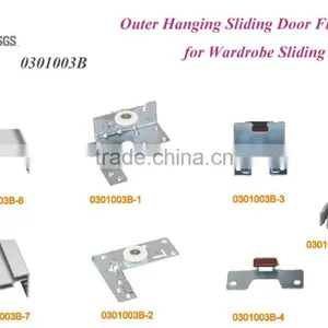 Competitive Outer Hanging Closet Sliding Wardrobe Door Roller Fittings System thumbnail-1