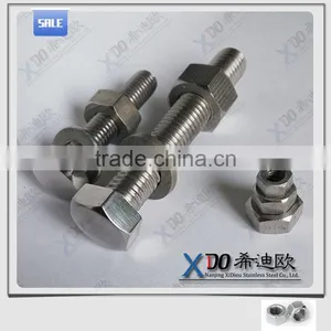 Alloy 800 . Alloy800H. Alloy825 . Alloy925stainless Steel Fasteners Full Thread Hex Bolts thumbnail-6