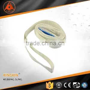 Single Layer Loop Type Soft Lifting Slings Lifting Belt Sling Lifting Sling for Lashing thumbnail-1