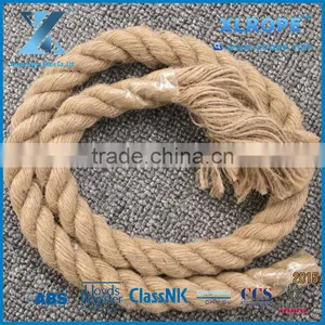 XLROPE Natural Fiber Rope 3 Strand 18mm Jute Rope thumbnail-1
