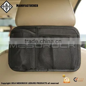 Black Car Seat Storage Organizer Hanging With Multi Mesh Pocket Car Hanging Bag thumbnail-2
