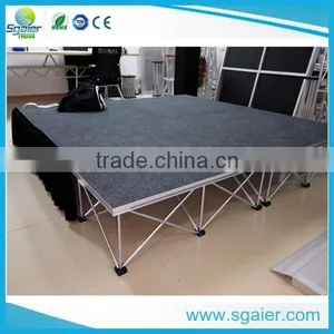 Latest Style Easy Install DIY Aluminum Portable Truss Stage for Exhibition thumbnail-1
