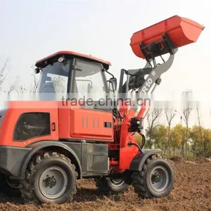 Everun CE Radlader Farm Tractor ER10 Mini Wheel Loader With Bucket for Sale thumbnail-3